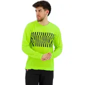 Castelli Langarm Fahrradtrikot für den Sommer - TRAIL TECH - Hellgrün M