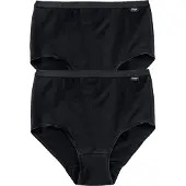 Speidel Formslip "Formslip Formslip mit verstärkter Vorderpatte 2 Stück", Damen, Gr. 44, 2 Stk., schwarz, Unterhosen Formslip