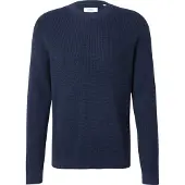 s.Oliver Strickpullover , Herren, Gr. XXL, navy, Strick, Obermaterial: 100% Baumwolle, unifarben, normal hüftbedeckend, Rundhals, Bündchen, Pullover Strickpullover, langarm, Grob-Strick