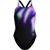 Speedo Fl Placement Printed Powerback Badeanzug