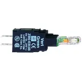 Schneider Electric Electric ZB6EB3B Lampenfassung, ZB6, grün Integral LED, 12-24 V - 5 Stück