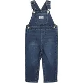 Levi's Latzjeans KIDS "SHORTALL", Jungen, Gr. 3M (62), N-Gr, bandwagon w, o destruction, Denim/Jeans, Obermaterial: 76% Baumwolle, 21% Polyester, 3% Elasthan, Basic, Jeans Latzjeans, UNISEX