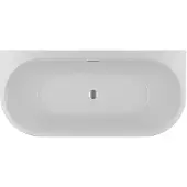 Riho Desire B2W Badewanne, 1800x840x600mm, 230 Liter, glänzend weiß, B089012005, Ausführung: Fall, LED-Beleuchtung