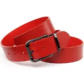 Anthoni Crown Ledergürtel , Damen, Gr. 95, grün, Rindsleder, Gürtel Ledergürtel