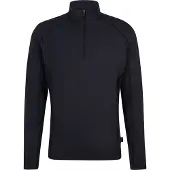 Ziener Sweatshirt "JELANO-Z midlayer man", Herren, Gr. 54, schwarz, Obermaterial: 88% Polyester, 12% Elasthan, Sweatshirts Sweatshirt