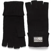 Hestra - Raggwool Half Finger - Handschuhe Gr 10 schwarz