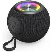 Hama Bluetooth-Lautsprecher "Bluetooth-Lautsprecher "Ball Shape Speaker", 5 Licht-Modi, 5W", schwarz, B:11,1cm H:8,7cm T:11,1cm, Lautsprecher, Integrierte Freisprecheinrichtung, Bluetooth-Lautsprecher