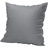 Homing Dekokissen "St. Moritz" Gr. 1, silber (silberfarben, unifarben), B:40cm L:40cm, Polyester, Dekokissen_Sitzkissen_Kissenhüllen, Dekokissen, Pflegeleicht