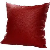 Homing Dekokissen "St. Moritz" Gr. 1, rot (rot, unifarben), B:40cm L:40cm, Polyester, Dekokissen_Sitzkissen_Kissenhüllen, Dekokissen, Pflegeleicht