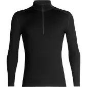 Icebreaker Funktionsunterhemd 175 Everyday LS Half Zip Herren Black-XL