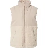 Mazine - Women's Fabric Blocking Vest - Fleeceweste Gr XL beige
