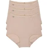 Sloggi Maxislip "Basic+" perfekter Sitz, Baumwollmischung, weich, elastisch