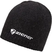 Ziener Strickmütze "IRUNO-Z UNISEX", schwarz, Materialmix, Mützen Strickmütze, Futter aus Schoeller Polycolon für Feuchtigkeitstransport und Wärme