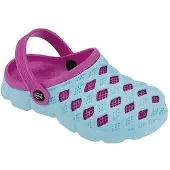Aquafeel Sephia Holzschuhe Blau,Rosa EU 34 Mädchen Blau,Rosa EU 34