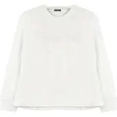 Blauer für Damen. 25SBLDF03201 Sweatshirt Carlotta weiß (L), Lässig, Baumwolle