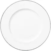 Villeroy & Boch Servierplatte "Servierplatte Anmut Platinum No. 1 ø 33,6 cm weiß", weiß, Porzellan, Servierplatten, Servierplatte