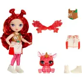 MGA Entertainment Rainbow High Littles Rainbow Fantasy Fairies Doll- Apple (Red), Modepuppe, Weiblich, 4 Jahr(e), Junge/Mädchen, 140 mm, Mehrfarbig