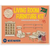 Het Muizenhuis Holz Wohnzimmer Möbelset Puppenhaus Studio Schaapman