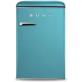 Sogo Retro Eintüriger Kühlschrank