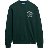 Superdry für Herren. M2014305A Merchant Graphic Sweatshirt grün (XL), Lässig, Baumwolle