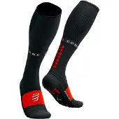 Compressport - Full Socks Winter Run - Kompressionssocken Gr T2 - EU: 39-41 schwarz