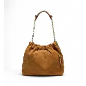 Ba&sh für Damen. 2H24CFMS Braune Ledertasche June (OSFA), Lässig