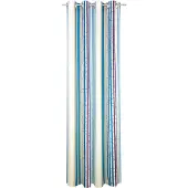 Wirth Vorhang "Soliera" Gr. 1, blau, B:135cm H:150cm, Polyester, Gardinen, Vorhang