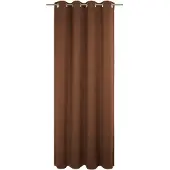 Wirth Vorhang "Trondheim B", braun (schoko), B:132cm H:235cm, Chenille, Polyacryl, Gardinen, Vorhang