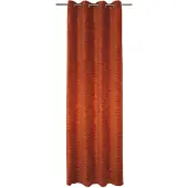 Wirth 1100000002199 "Holmsund 288g/qm" Gr. 1, braun (rost), B:132cm H:145cm, Chenille, Polyacryl, Gardinen, 1100000002199