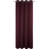 Wirth 1100000002199 "Newbury" Gr. 1, lila (aubergine), B:130cm H:145cm, Jacquard, Baumwolle, Polyester, Gardinen, 1100000002199