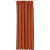 Wirth Vorhang "Trondheim B", braun (rost), B:132cm H:285cm, Chenille, Polyacryl, Gardinen, Vorhang, nach Maß