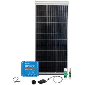Phaesun Solaranlage "Caravan Kit, Base Camp Aero MPPT SMS15 120 W", silber, Solarmodule, Solaranlage