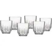Ritzenhoff & Breker Whiskyglas "Palace", transparent, B:8,5cm H:9cm Ø:8,5cm, Glas, Trinkgefäße, Whiskyglas, 6er Set, je 300 ml