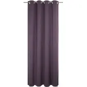 Wirth Vorhang "Trondheim B", lila (beere), B:132cm H:385cm, Chenille, Polyacryl, Gardinen, Vorhang