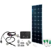 Phaesun Solaranlage "SPR Caravan Kit, Solar Peak SOL81 110 W", silber (silber, weiß), Solarmodule, Solaranlage