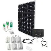 Phaesun Solaranlage "SPR Caravan Kit, Solar Peak SOL101 170 W", silber (silber, weiß), Solarmodule, Solaranlage