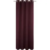 Wirth Vorhang "Newbury", lila (aubergine), B:130cm H:235cm, Baumwolle, Polyester, Gardinen, Vorhang, nach Maß
