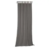 Wirth Vorhang "Newbury", grau, B:130cm H:385cm, Baumwolle, Polyester, Gardinen, Vorhang, nach Maß