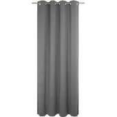 Wirth Vorhang "Dim out", grau, B:142cm H:215cm, Polyester, Gardinen, Vorhang, nach Maß