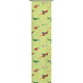 Wirth Schiebegardine "Planes Action" Gr. 1, grün, B:60cm H:145cm, Satin, Polyester, Gardinen, Schiebegardine, Disney