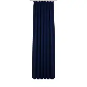 Wirth Vorhang "Newbury", blau (nachtblau), B:130cm H:405cm, Baumwolle, Polyester, Gardinen, Vorhang, nach Maß