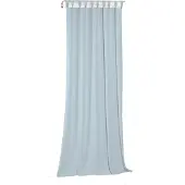Wirth Vorhang "Newbury", blau (hellblau), B:130cm H:265cm, Baumwolle, Polyester, Gardinen, Vorhang, nach Maß
