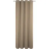 Wirth Vorhang "Westport" Gr. 1, grau (taupe), B:132cm H:145cm, Jacquard, Polyester, Gardinen, Vorhang