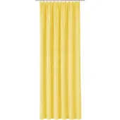 Wirth Vorhang "Trondheim B", gelb, B:132cm H:175cm, Chenille, Polyacryl, Gardinen, Vorhang, nach Maß
