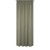 Wirth Vorhang "Umea" Gr. 1, grau (dunkelgrau), B:132cm H:145cm, Jacquard, Polyester, Gardinen, Vorhang