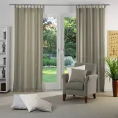 Wirth Vorhang "Torbole" Gr. 1, braun (mittelbraun), B:65cm H:125cm, Jacquard, Baumwolle, Polyester, Gardinen, Vorhang