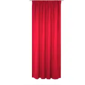 Wirth Vorhang "Umea" Gr. 1, rot, B:132cm H:145cm, Jacquard, Polyester, Gardinen, Vorhang
