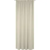 Wirth Vorhang "Torbole" Gr. 1, braun (schlamm), B:132cm H:145cm, Jacquard, Baumwolle, Polyester, Gardinen, Vorhang