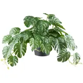Creativ Green Kunstpflanze "Splitphilodendron" mit naturgetreuem Blattwerk