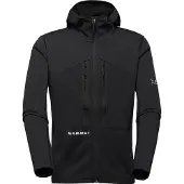 Mammut - Eiger Nordwand Advanced Midlayer Hooded Jacket - Fleecejacke Gr S schwarz